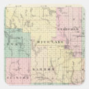 Search for wisconsin map stickers County
