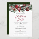 Search for budget christmas invitations Red and green