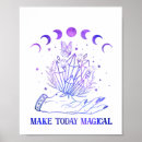 Search for crystals posters Enchanted