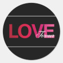 Search for love is forever stickers Simple