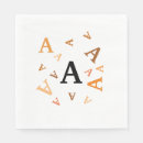 Search for monogrammed monogram initial letter napkins Black