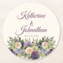 Search for purple flower coasters Watercolor flowers