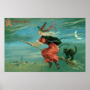 Search for antique witch posters Illustration