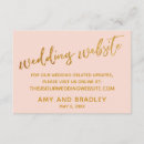 Search for gold foil wedding enclosure cards Website