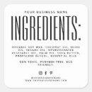 Search for ingredient labels Minimalist