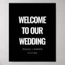 Search for black and white wedding signs Script