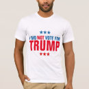 Search for i voted trump tshirts Elections