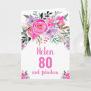 Search for 80th party cards Grandmother
