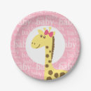 Search for giraffe paper plates Girl
