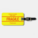 Search for fragile luggage tags Yellow