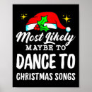 Search for christmas song posters Santa