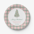 Search for pink christmas plates Girly