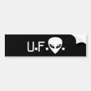 Search for ufo bumper stickers Alien