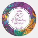 Search for purple happy birthday stickers Typography