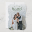 Search for married and merry christmas wedding announcement cards Mr and mrs