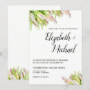 Search for pink watercolor wedding invitations Green
