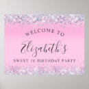 Search for silver sweet 16 party decor Girly