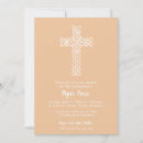 Search for peach christening invitations Cross