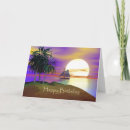 Search for sailing birthday cards Tropical