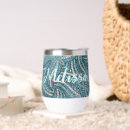 Search for blue swirl pattern drinkware For her