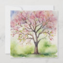 Search for tree paintings invitations Watercolor