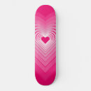 Search for pink love heart skateboards White