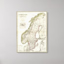 Search for sweden canvas prints Map