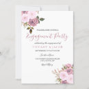 Search for pink and gold engagement party invitations Rose