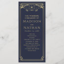 Search for navy and gold wedding programmes Tarot