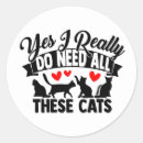 Search for crazy lady stickers Funny cat