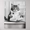 Search for cat reading posters Newspaper