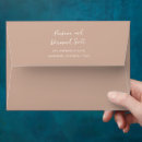 Search for brown wedding envelopes Elegant