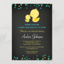 Search for rubber duck baby boy shower invitations Animal