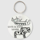 Search for dog lover rounded key rings Kitty