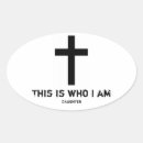 Search for oval car stickers Christian