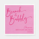 Search for breakfast napkins Brunch and bubbly