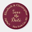 Search for burgundy gold save the dates Typography