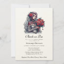 Search for goth bridal shower invitations Bride or die