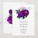 Search for purple flowers engagement party invitations Lavender