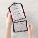 Search for purple pearls invitations Elegant