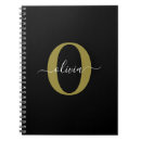 Search for white and gold notebooks Monogrammed