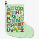 Search for alphabet christmas stockings Letters