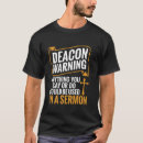 Search for deacon tshirts Minister