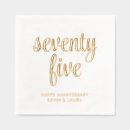 Search for 75th anniversary napkins Modern
