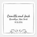 Search for swan wedding stickers Simple