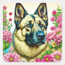 Search for new dog stickers German shepherd