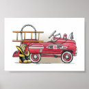 Search for fire truck posters Fireman