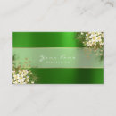 Search for emerald green business cards Chic