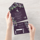 Search for purple butterfly wedding invitations Country