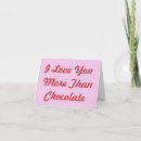 Search for i love you more cards Chocolate